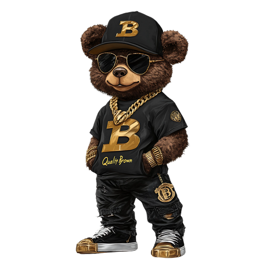 Gold Bear T shirt S-4XL