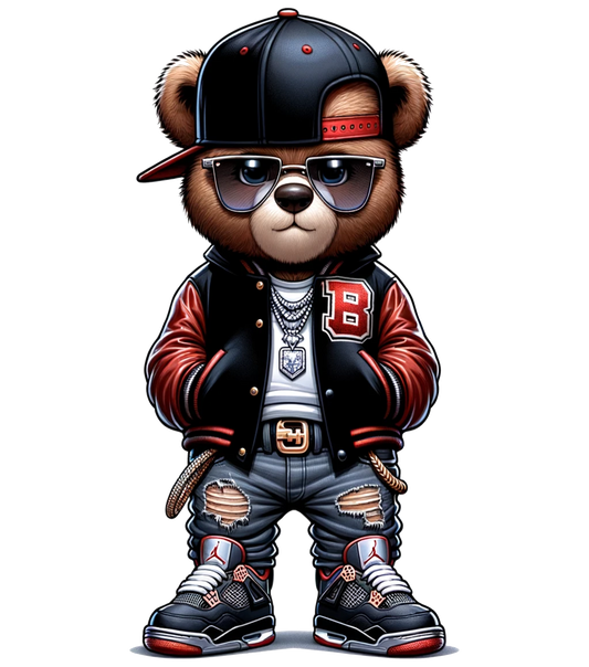 Red Bear T shirt S-4XL